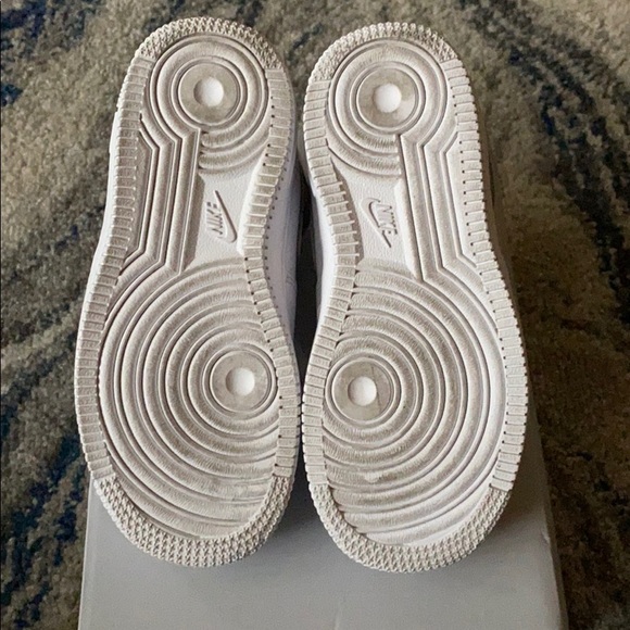 Nike Air Force 1 White Mid Size 10C - Picture 3 of 4